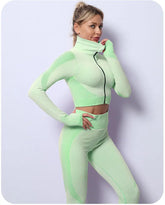 Set sport pentru femei din 3 piese ''Atlantic'' - Zappy Fashion Romania